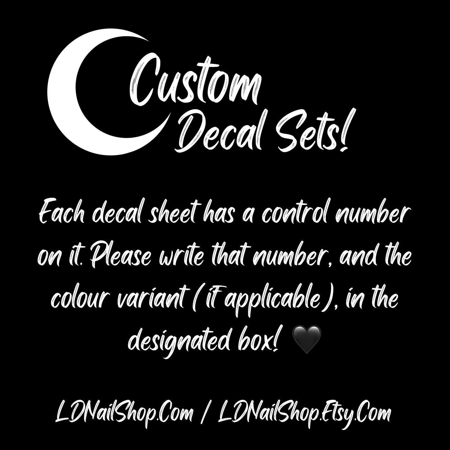 ✨ CUSTOM DECAL SET ✨