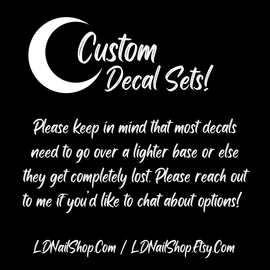 ✨ CUSTOM DECAL SET ✨
