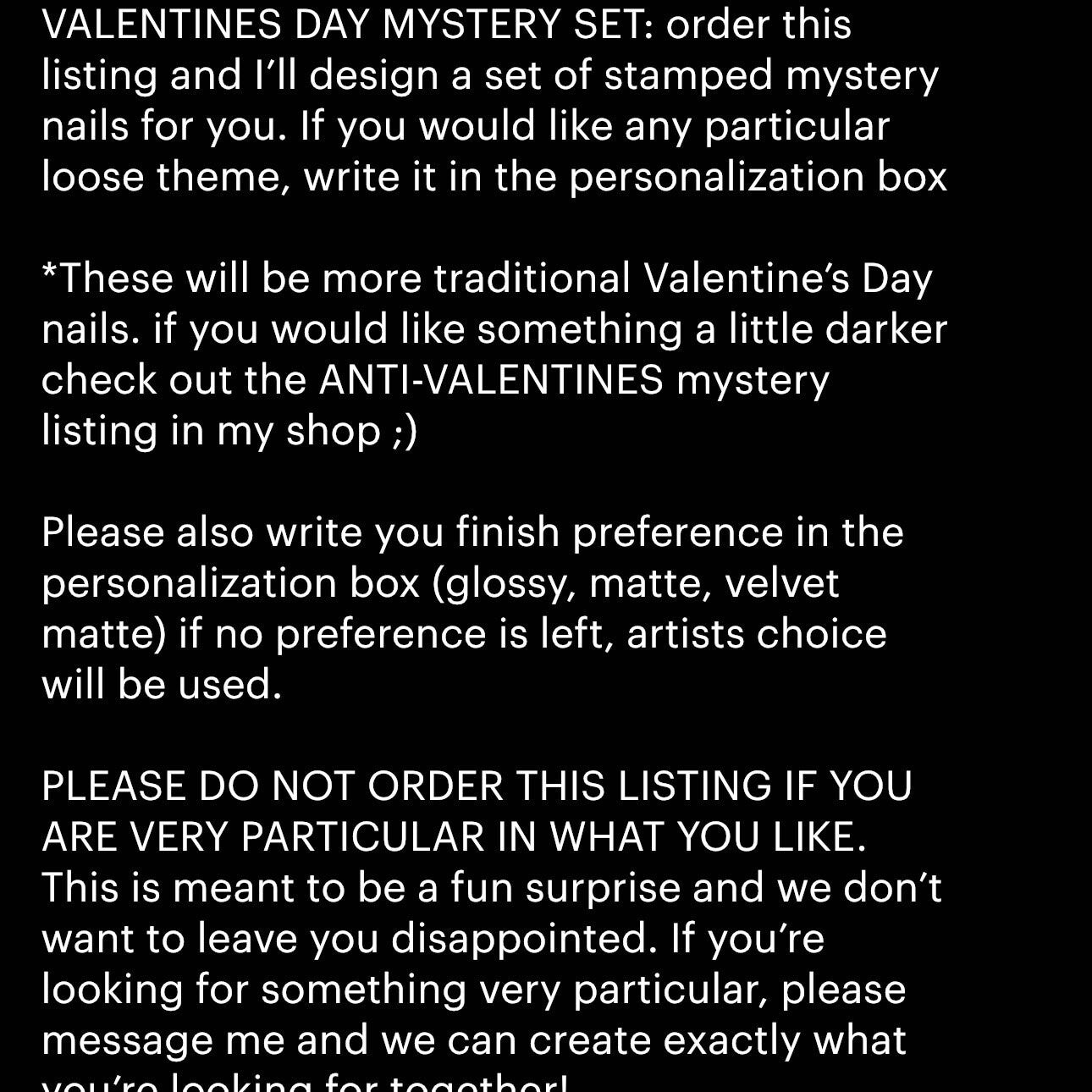 Valentines Mystery Nails