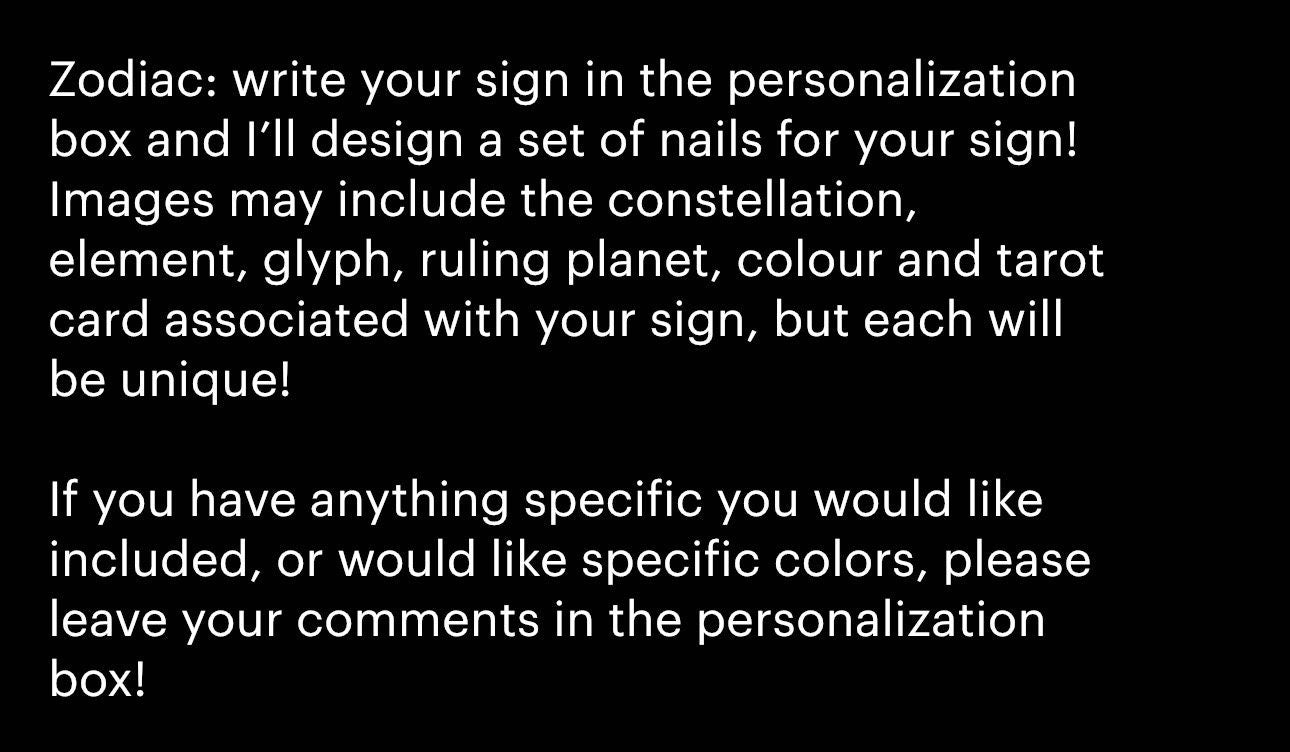 Zodiac Mystery Nails