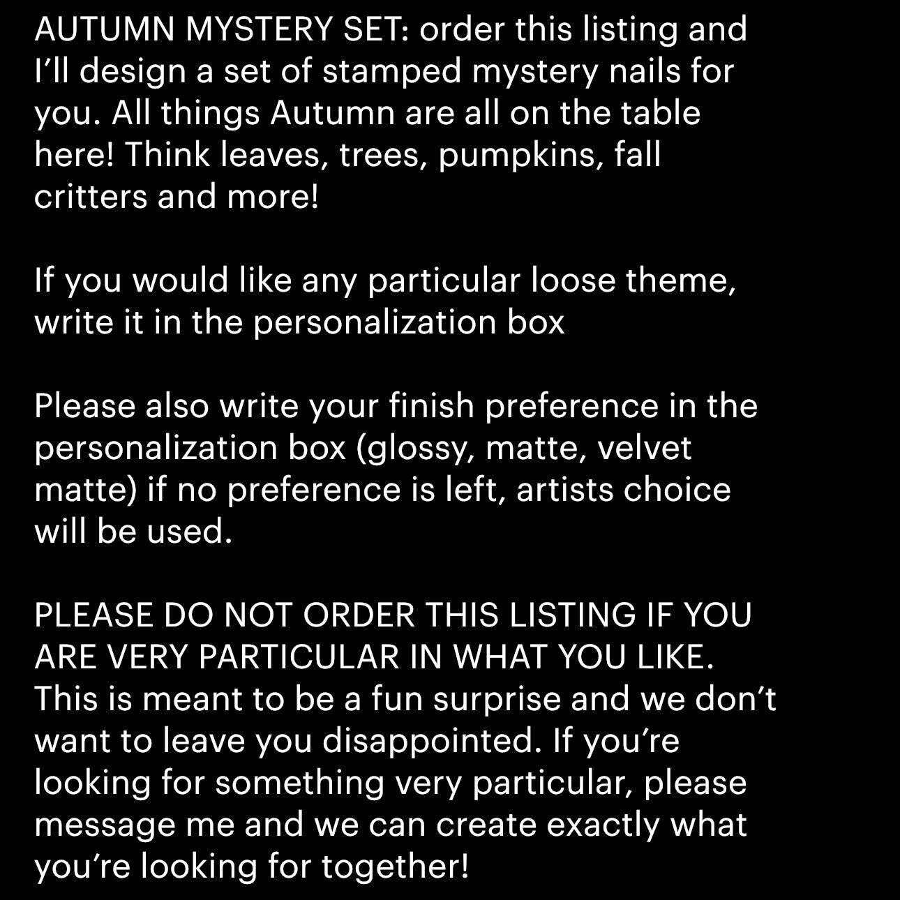 Autumn Mystery Nails