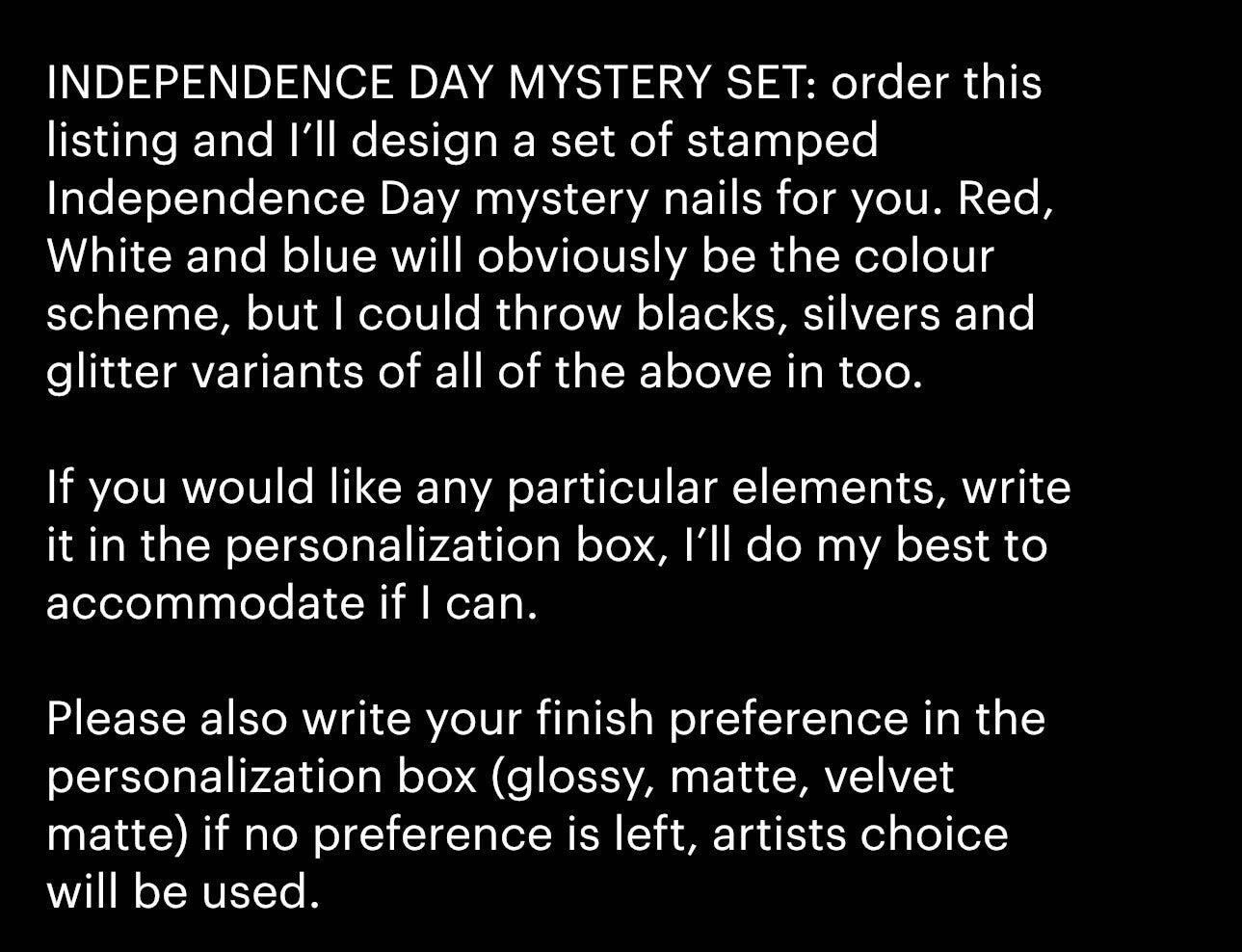Independence Day Mystery Nails