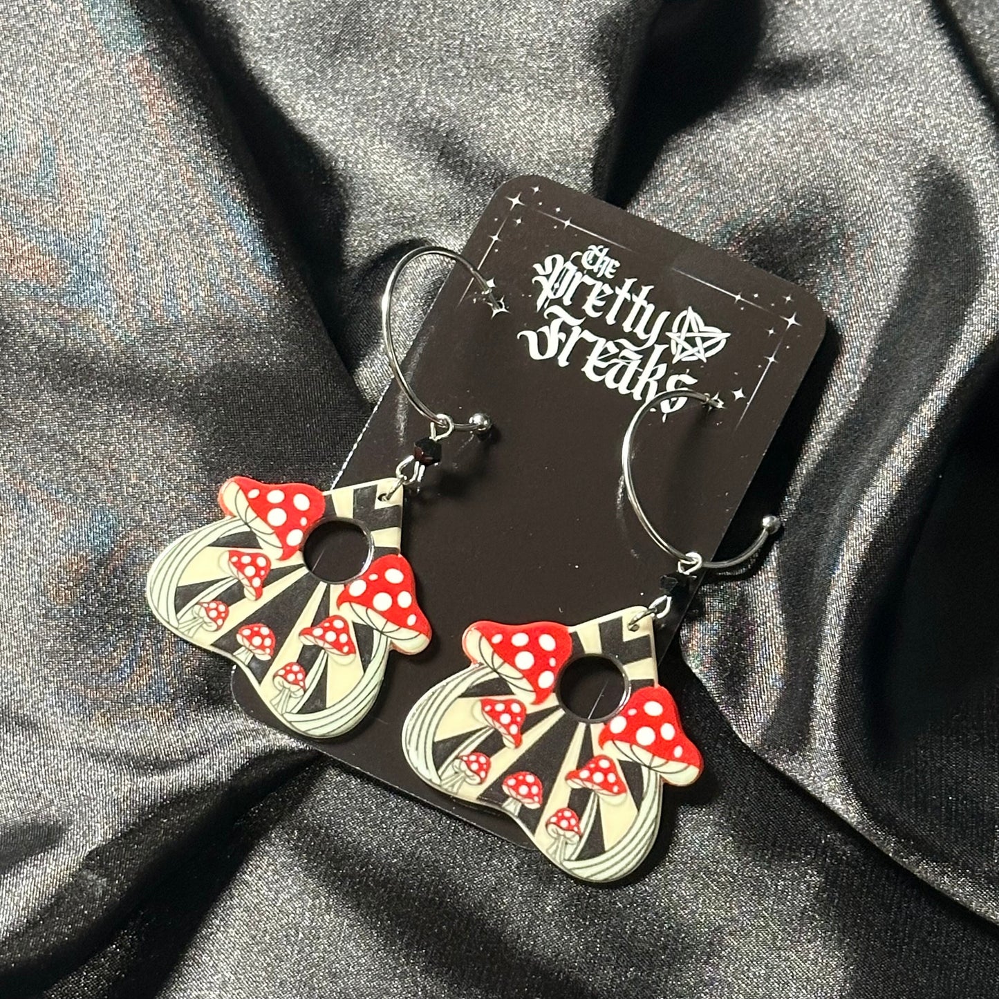 Mushroom Planchette Earrings