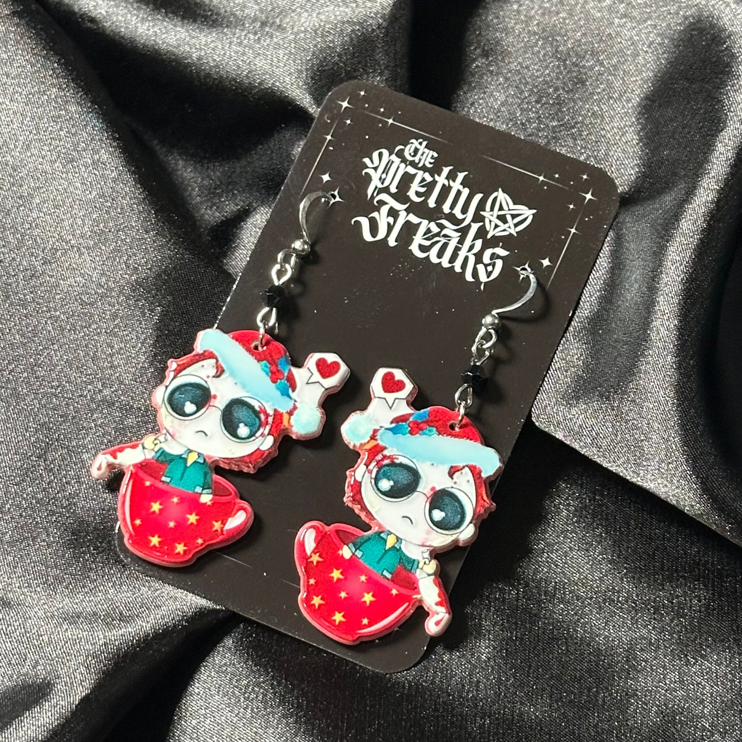 Micheal Horror Christmas Earrings