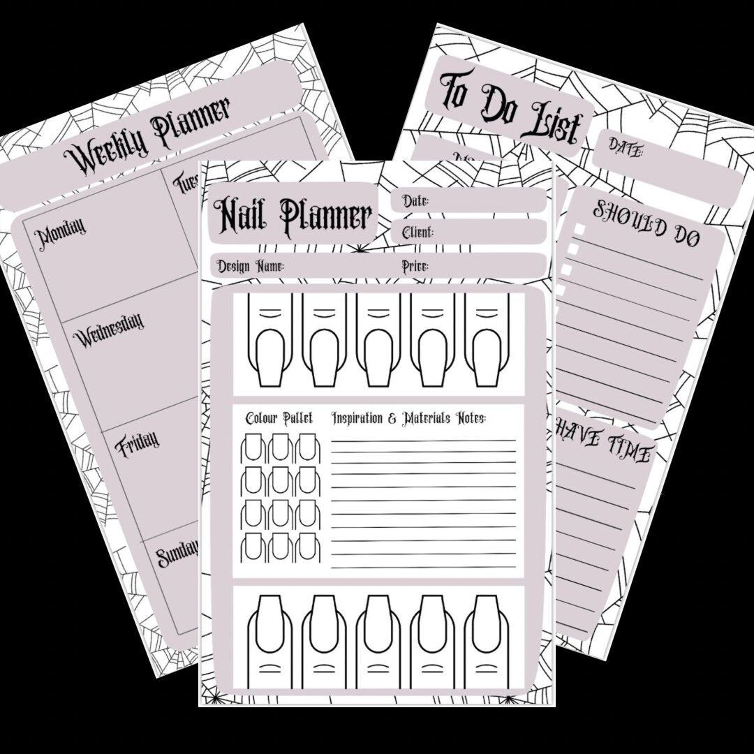 Nail Planner Pad Ultimate Bundle