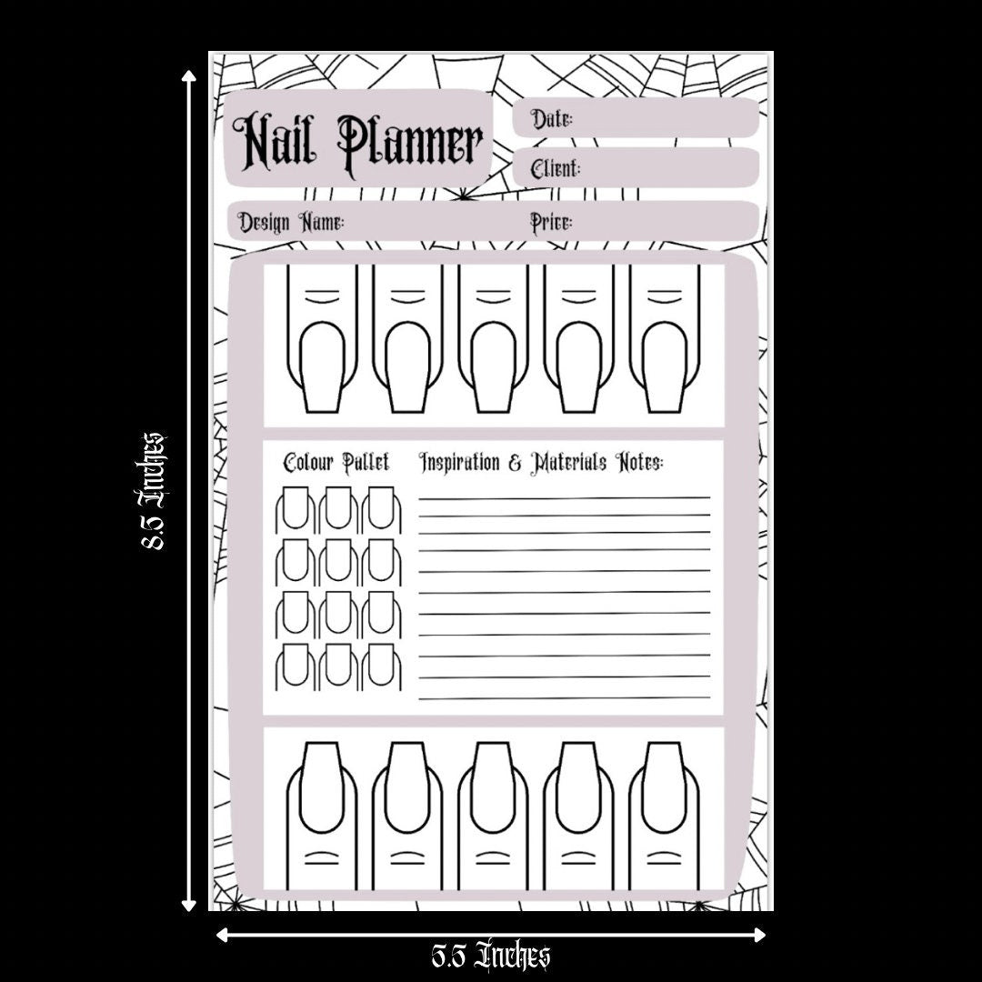 Nail Planner Pad Ultimate Bundle