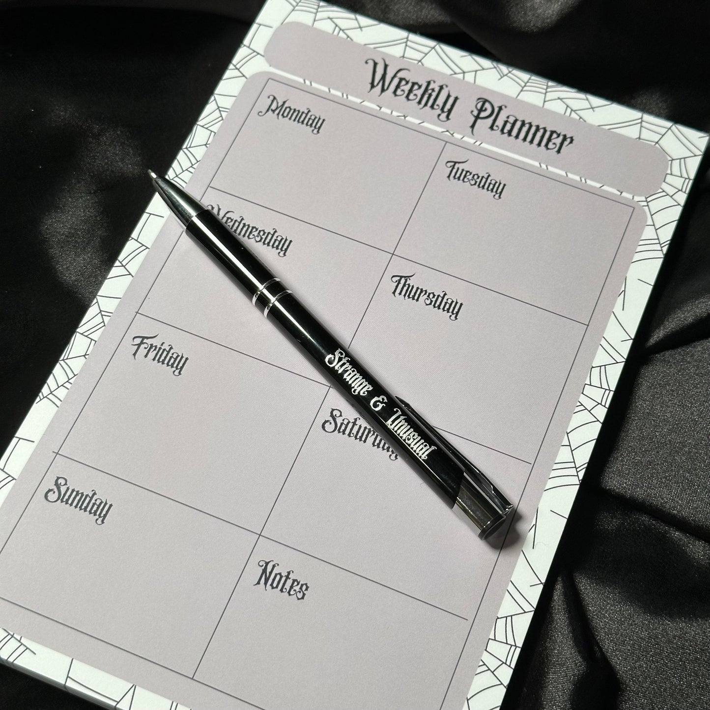 Gothic Weekly Planner Pad