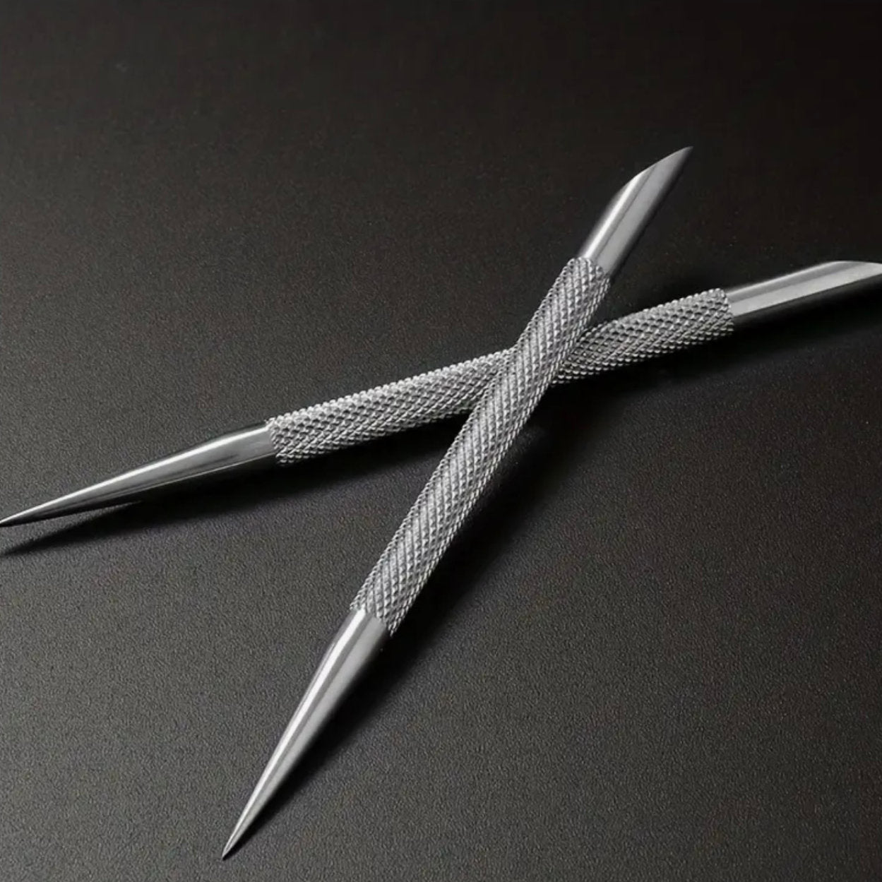 Stainless Steel Cuticle Pusher, Double Ended