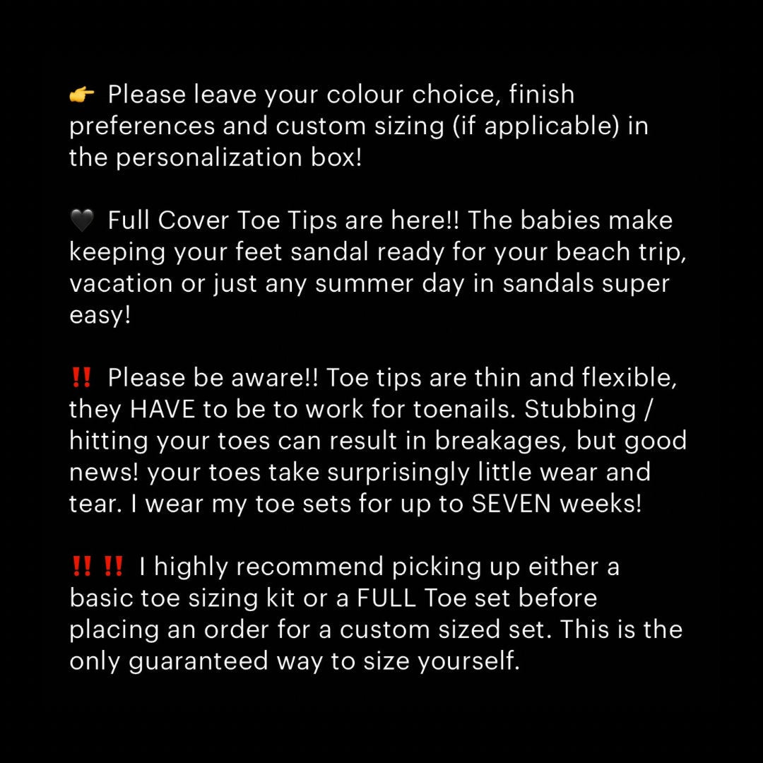 Cat Eye Toe Tips
