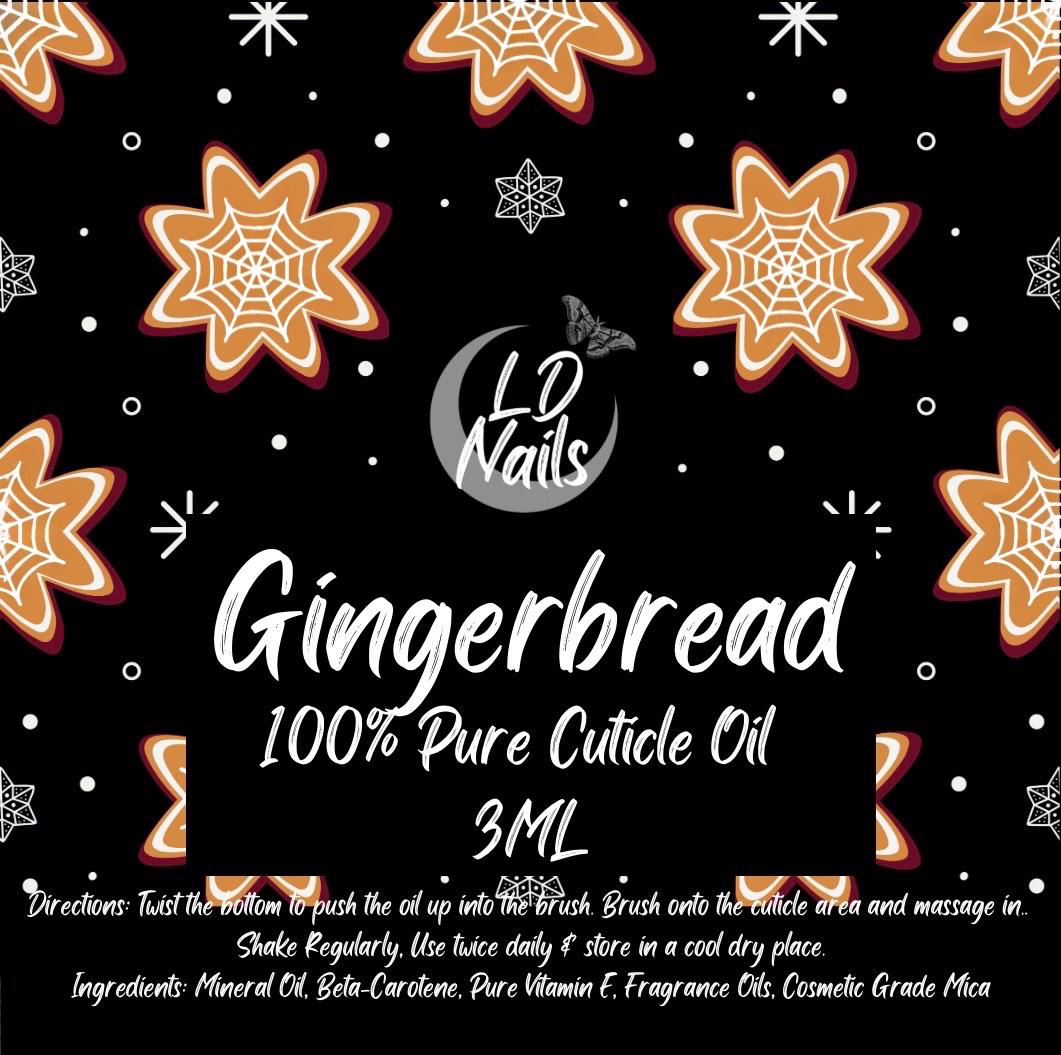 NEW! 3ML Gingerbread Cuticle Oil