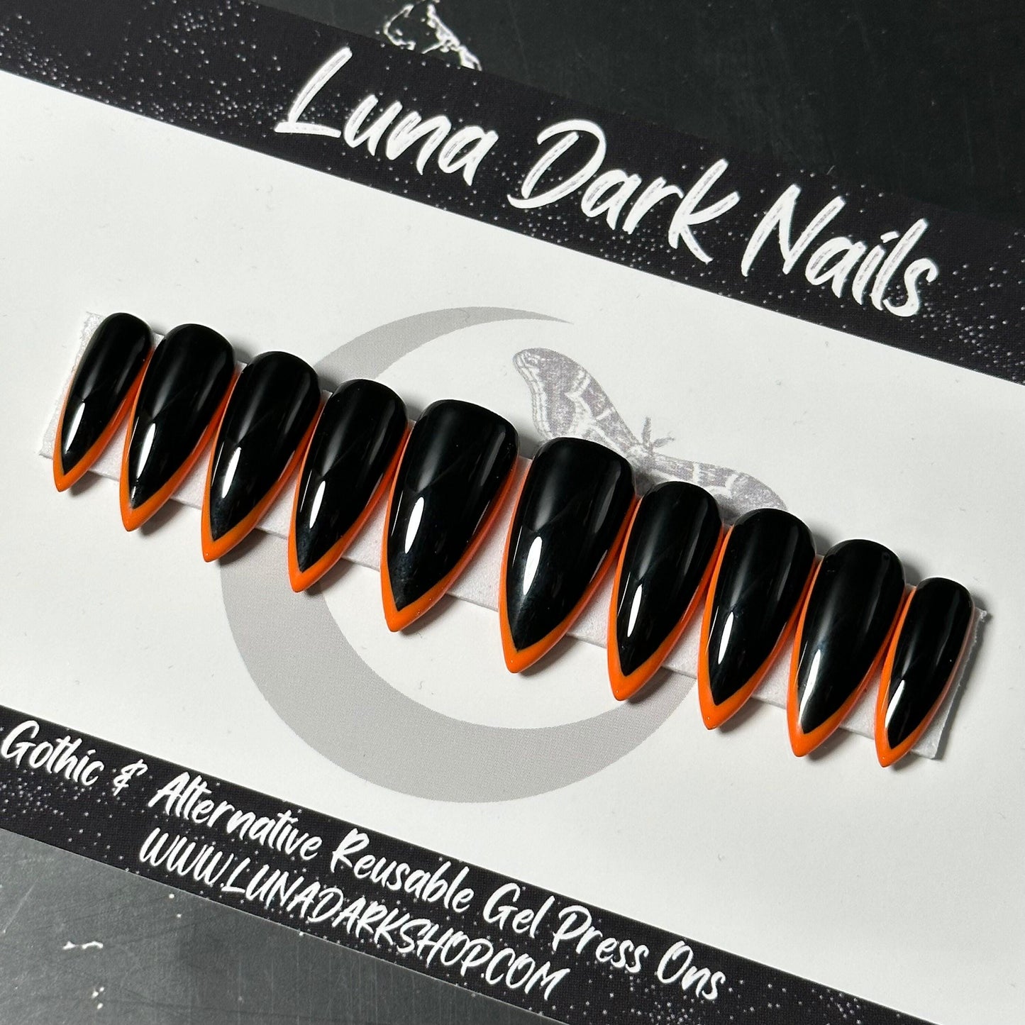 Black and Orange Skinny French