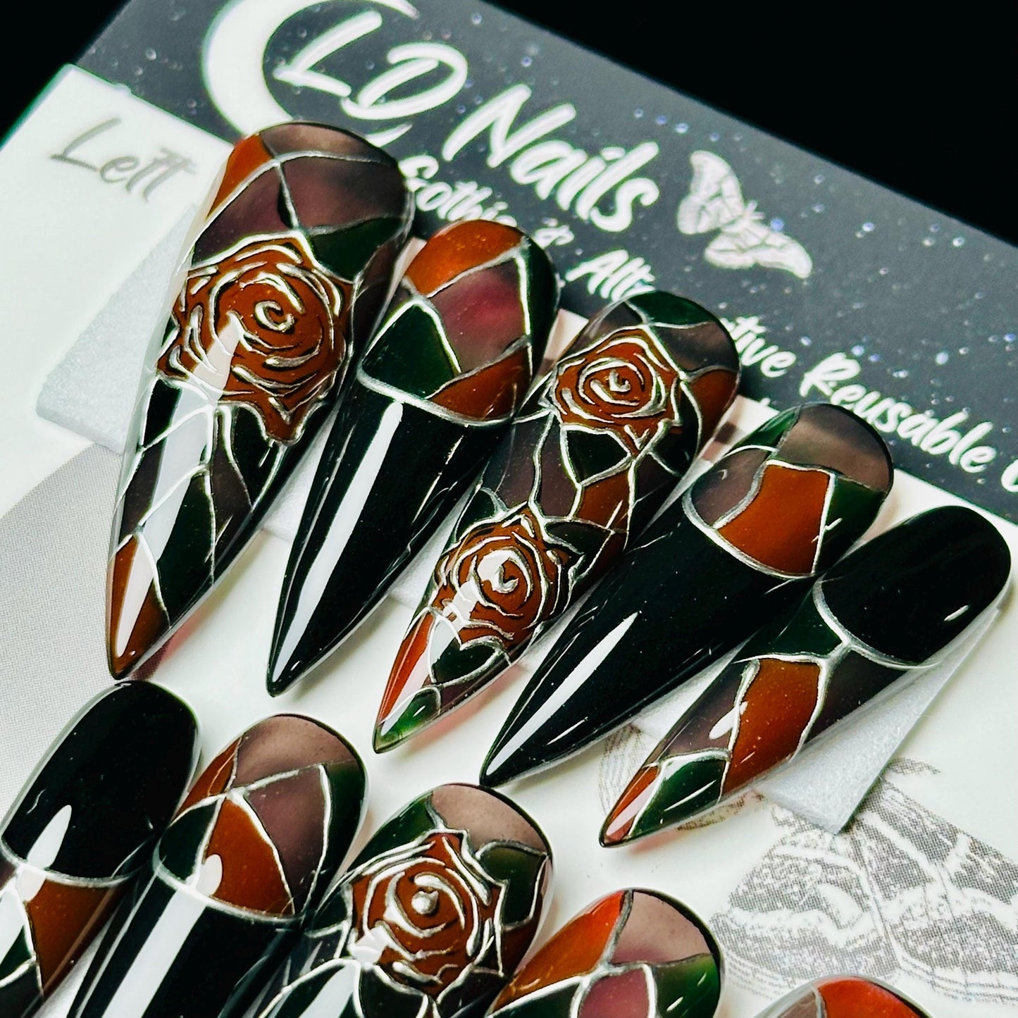 Stained Glass Rose