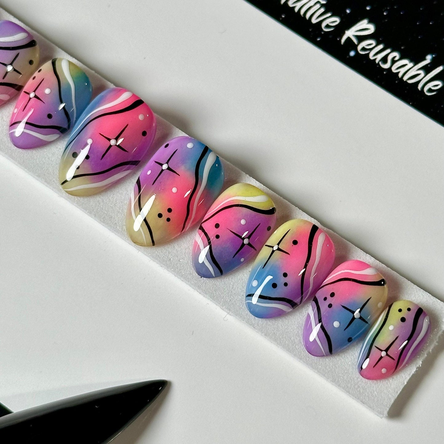 Neon Rainbow Sky