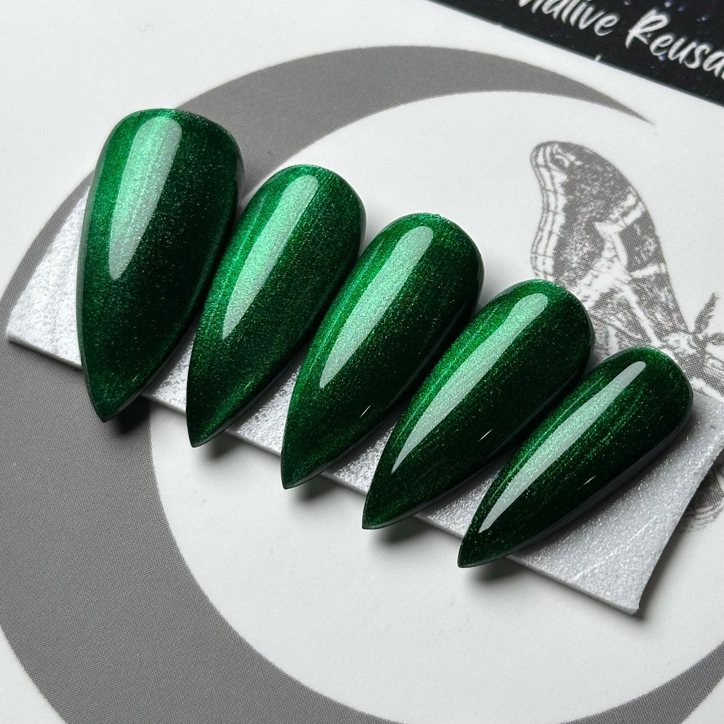 Green Christmas Glass