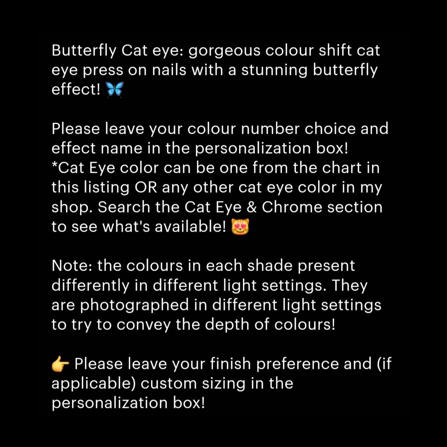 Butterfly Cat Eye