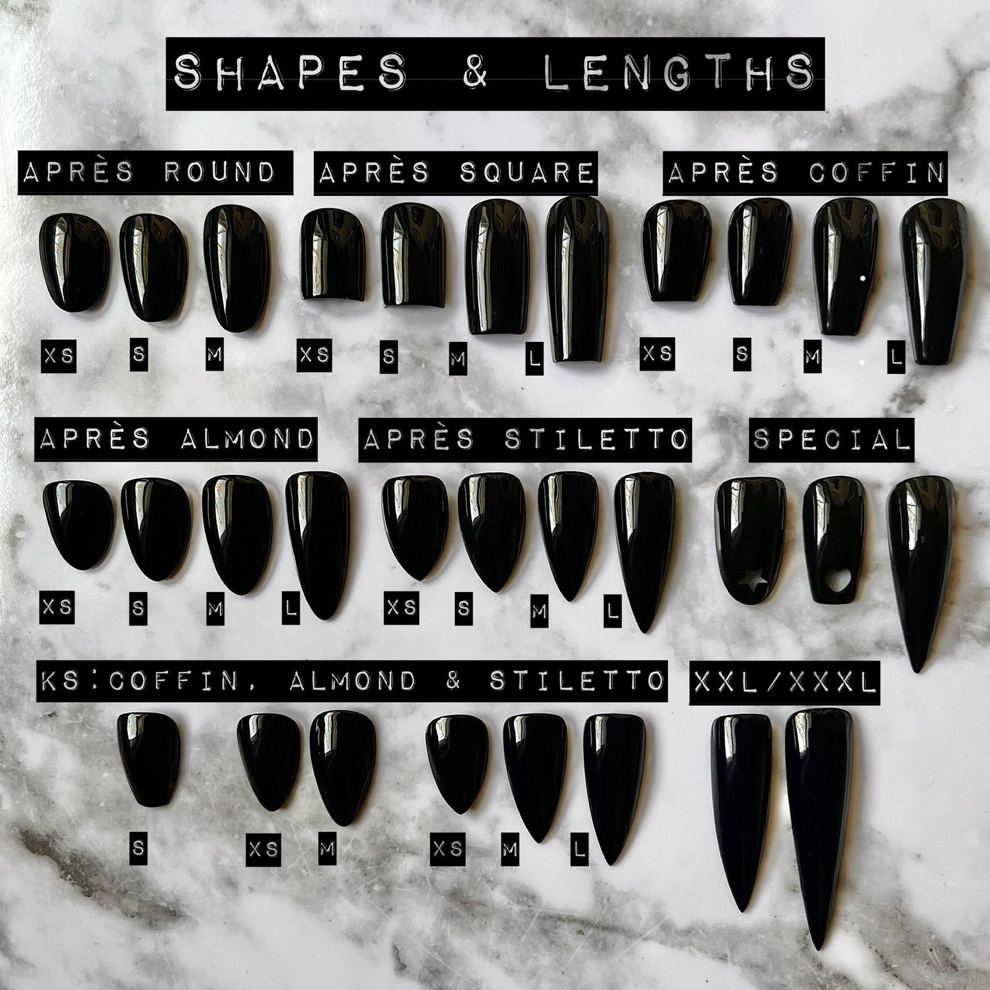 Midnight Chrome, Black Chrome Press On Nails, Basic Chrome Nails, Gothic Nails, Witchy Nails, Basic Nails, Reusable False Nails