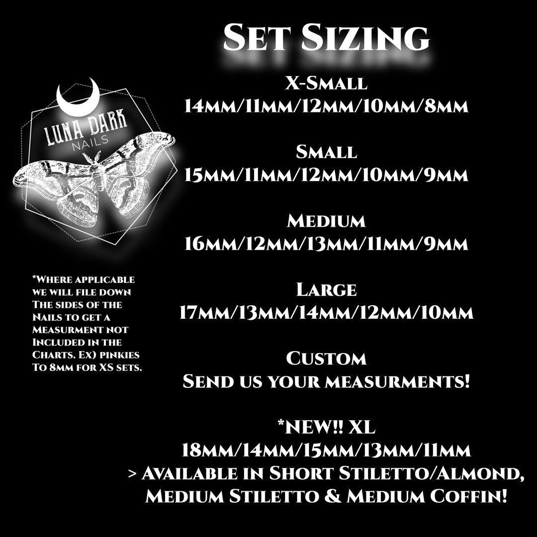 PRESS ON NAILS, Goth Press Ons, Merry Massacre, Horror Christmas, Reusable False Nails, Fake Nails, Press-on Nails, Glue-on Nails