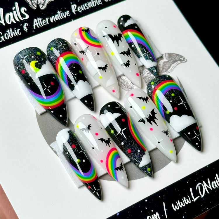 Gothic Press On Nails