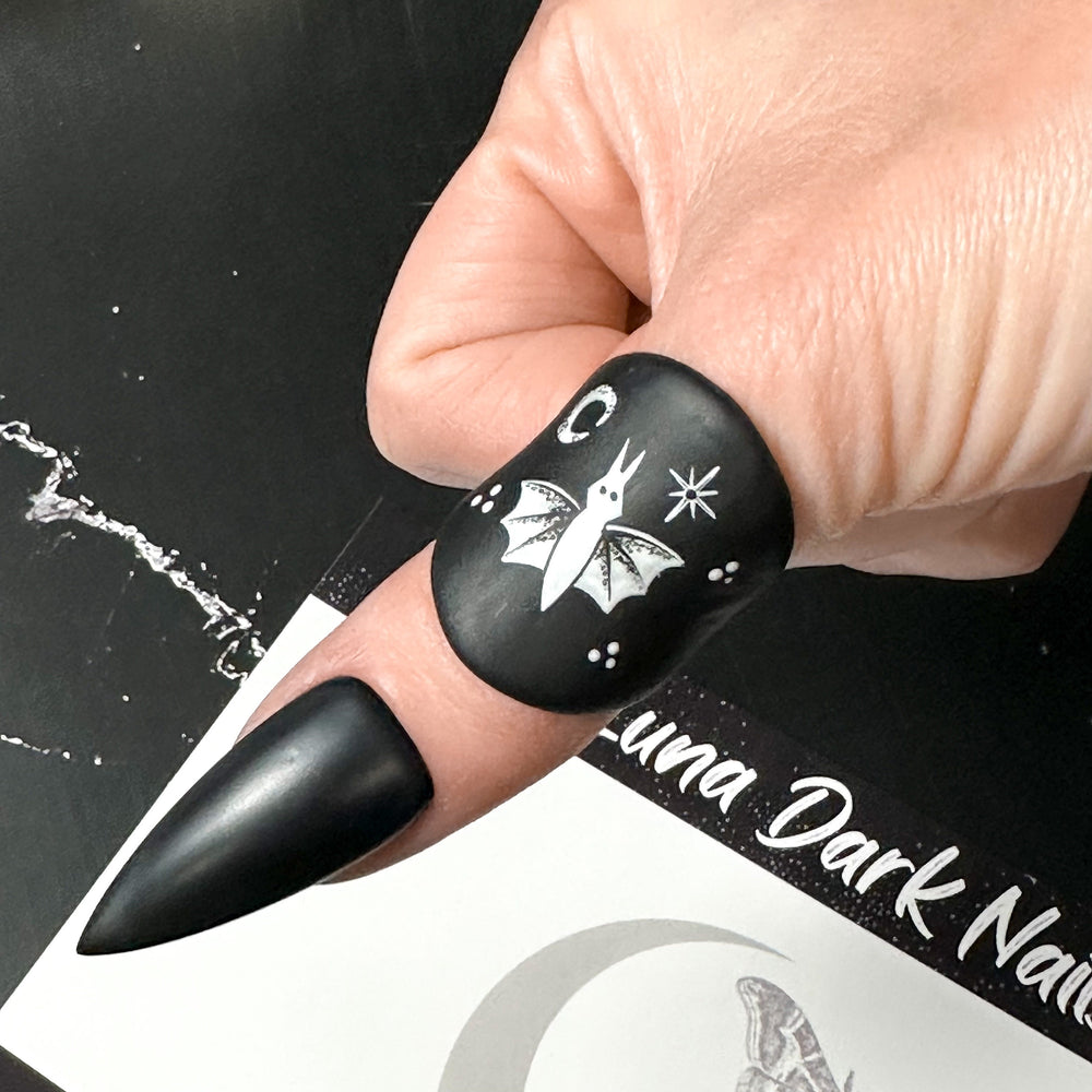 
                      
                        Hand Painted Gothic Halloween Bats Ring
                      
                    