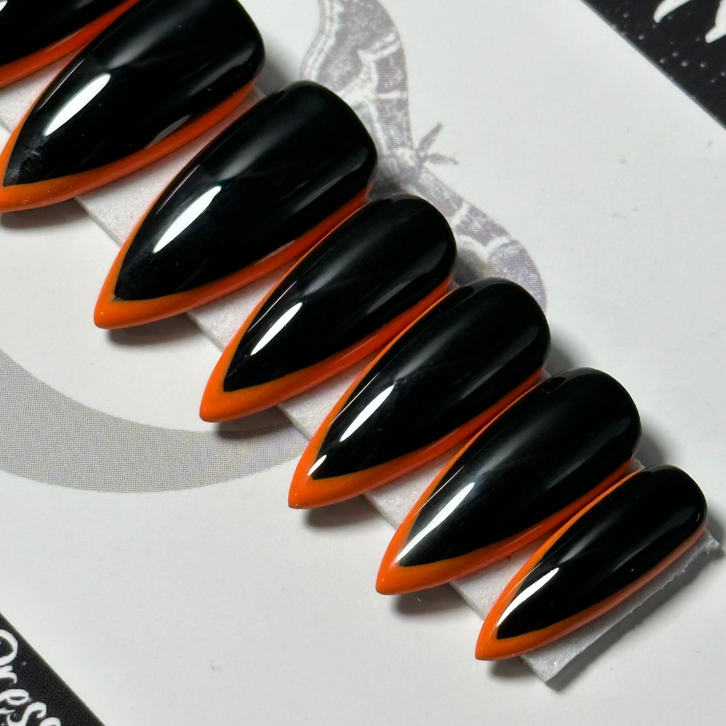 Black and Orange Skinny French