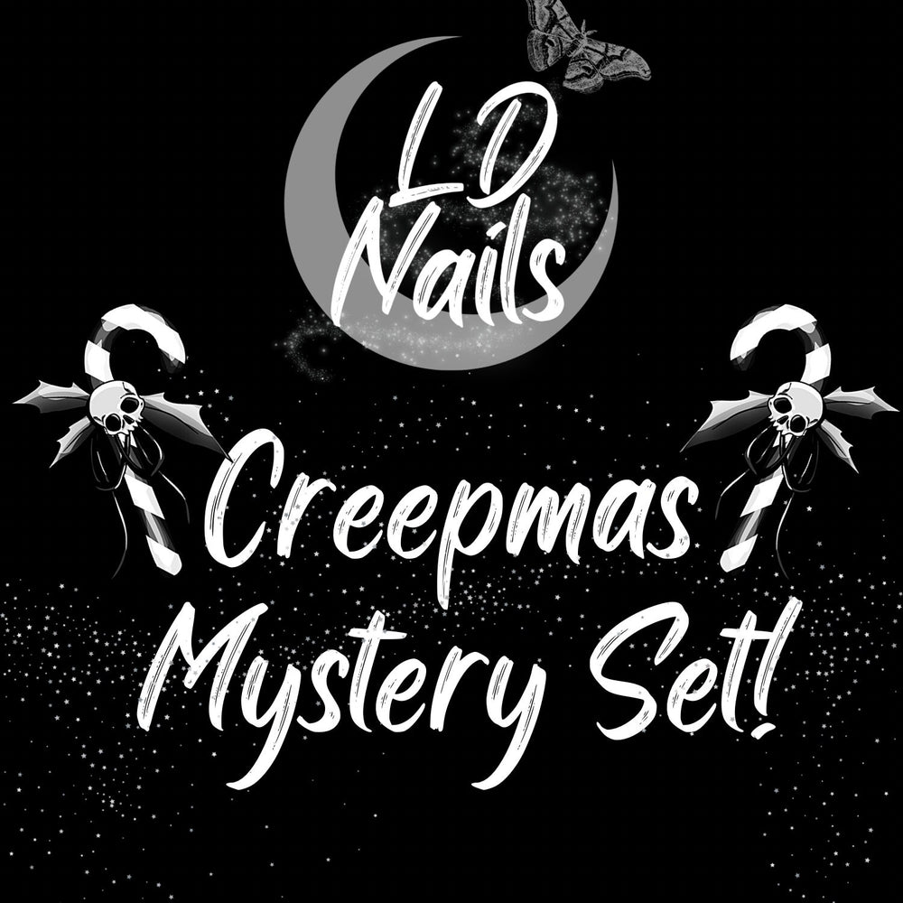 Creepy Christmas Mystery Nails