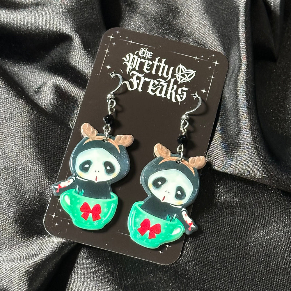 
                      
                        Ghostface Horror Christmas Earrings
                      
                    