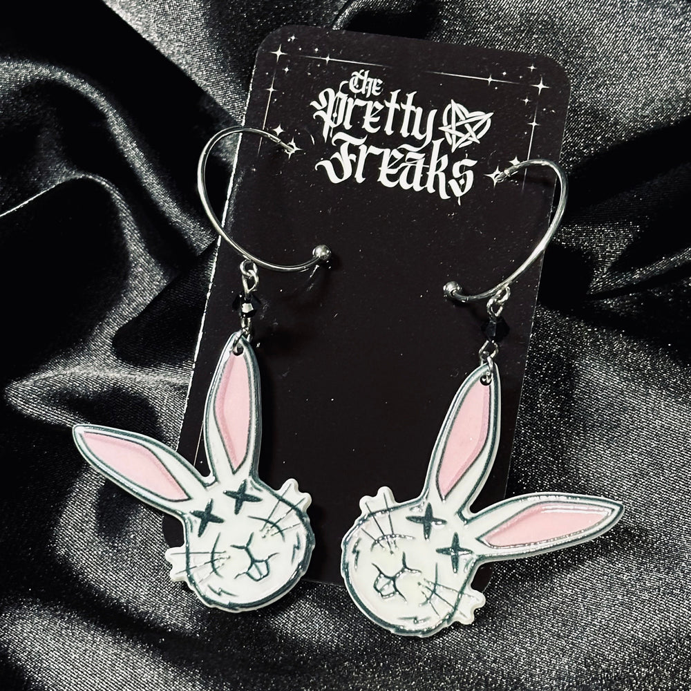 
                      
                        Gothic Easter Bunny Hoop Earrings
                      
                    