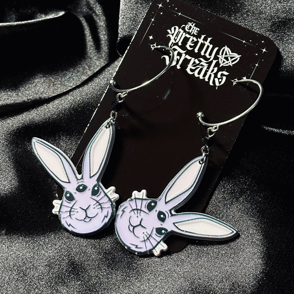 
                      
                        Gothic Alien Bunny Hoop Earrings
                      
                    