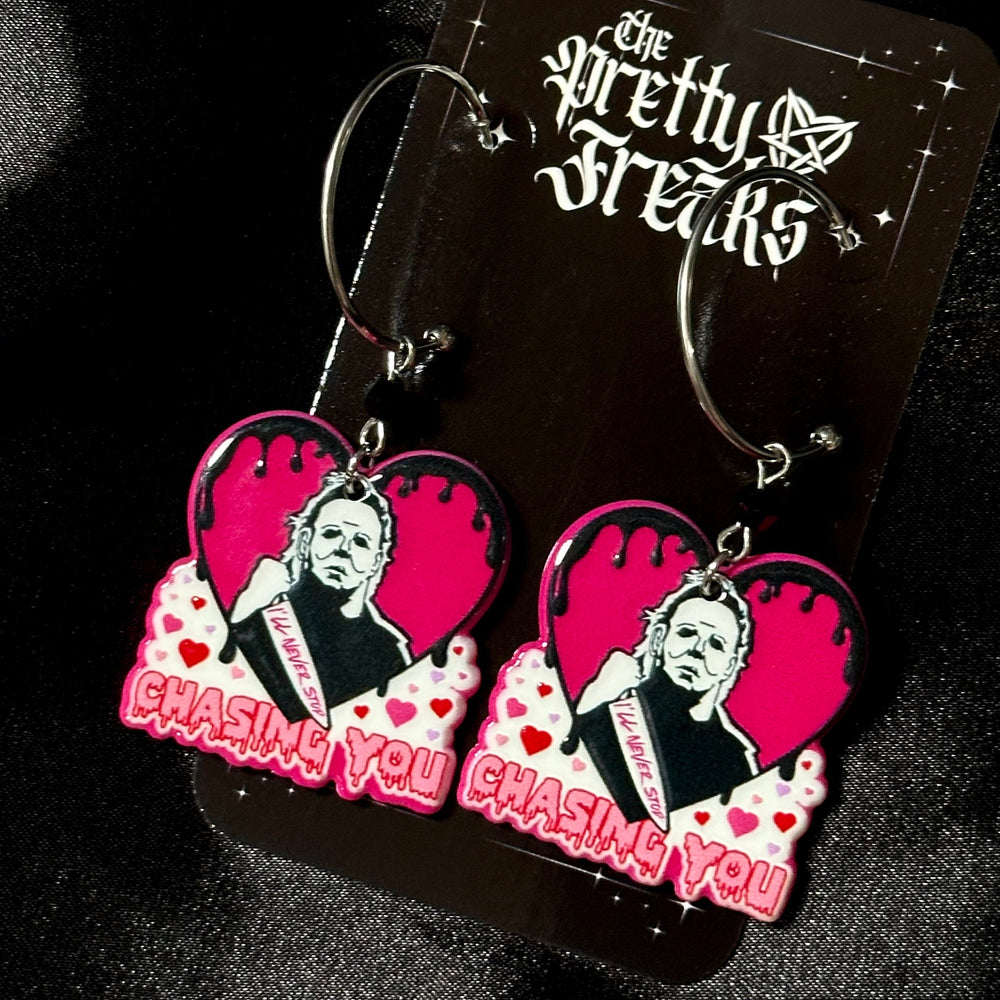 
                      
                        Michael Horror Valentine’s Day Earrings
                      
                    