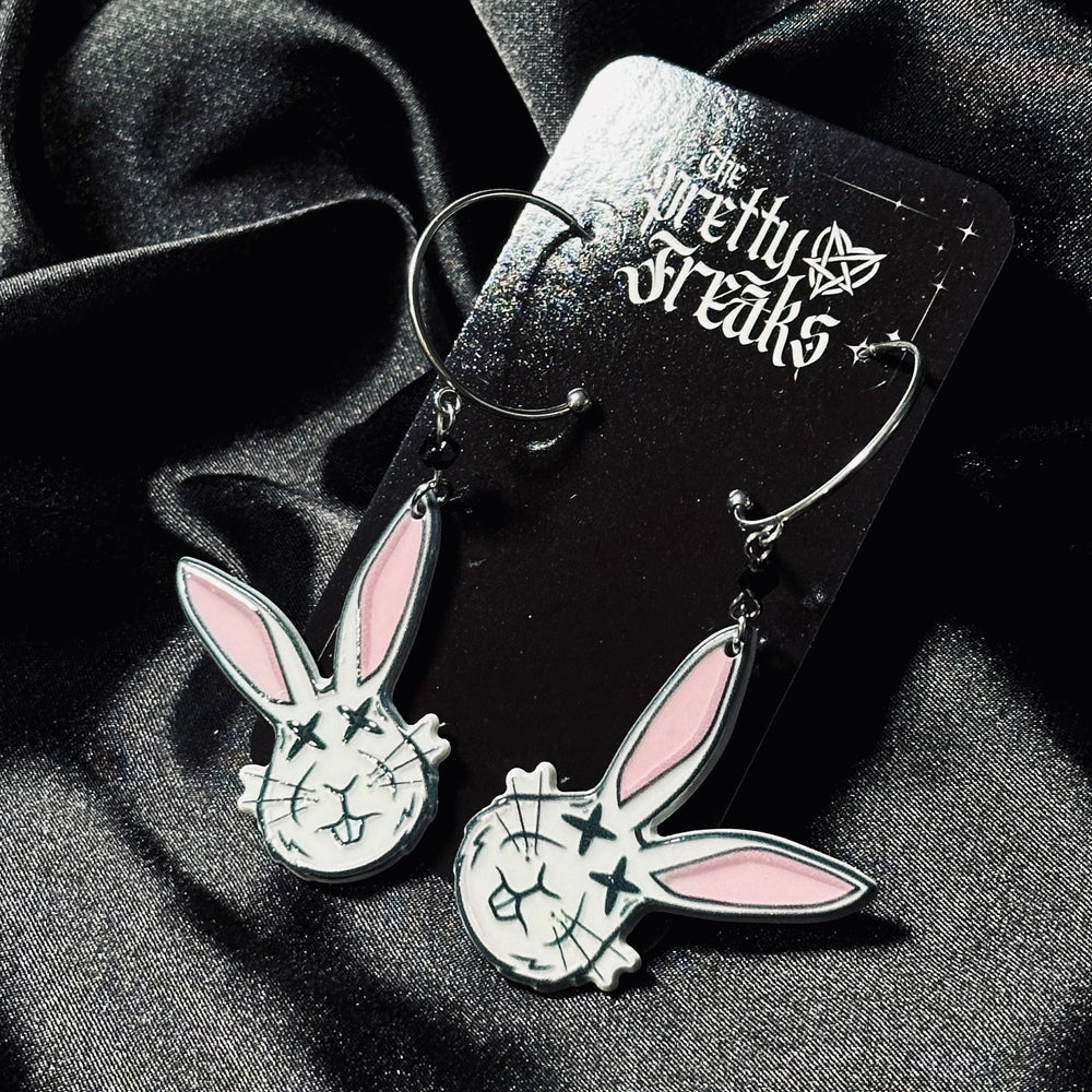 
                      
                        Gothic Easter Bunny Hoop Earrings
                      
                    