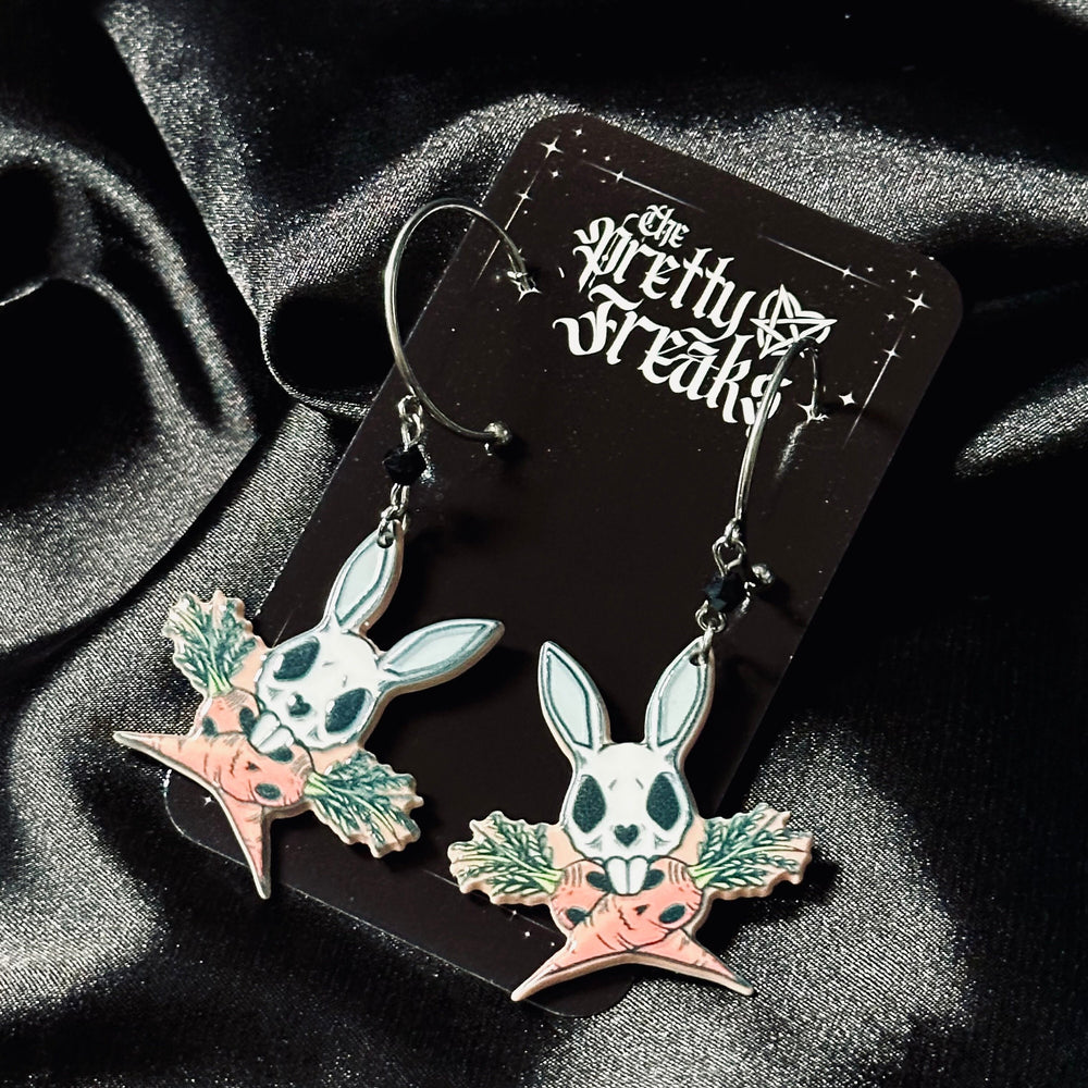 
                      
                        Gothic Spooky Easter Hoop Earrings
                      
                    