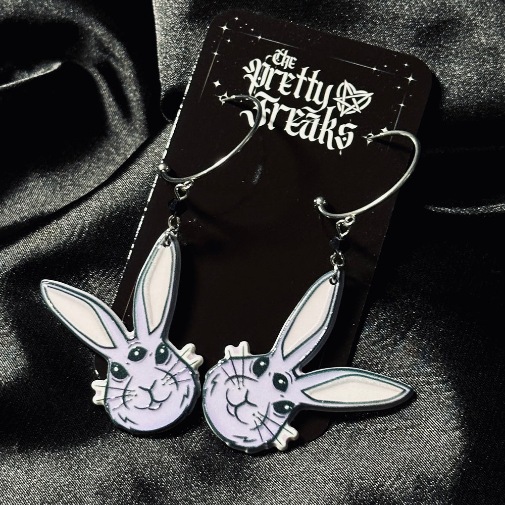 
                      
                        Gothic Alien Bunny Hoop Earrings
                      
                    