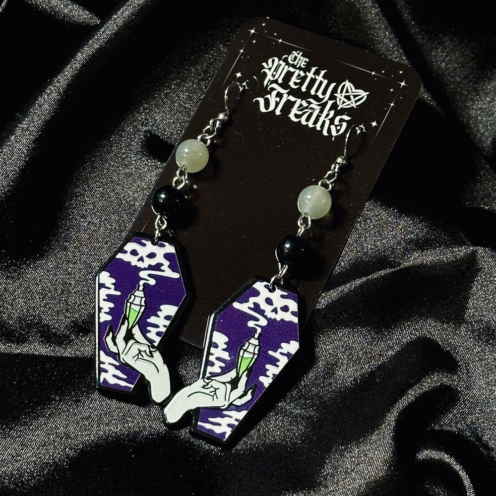 
                      
                        Gothic Poison Coffin Earrings
                      
                    