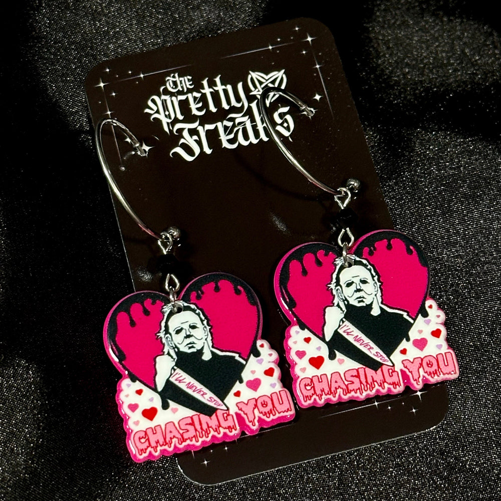 
                      
                        Michael Horror Valentine’s Day Earrings
                      
                    