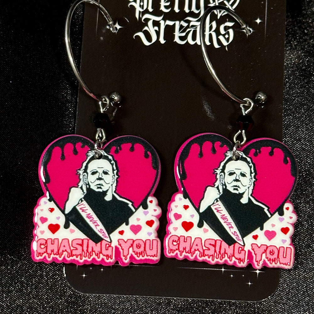 
                      
                        Michael Horror Valentine’s Day Earrings
                      
                    