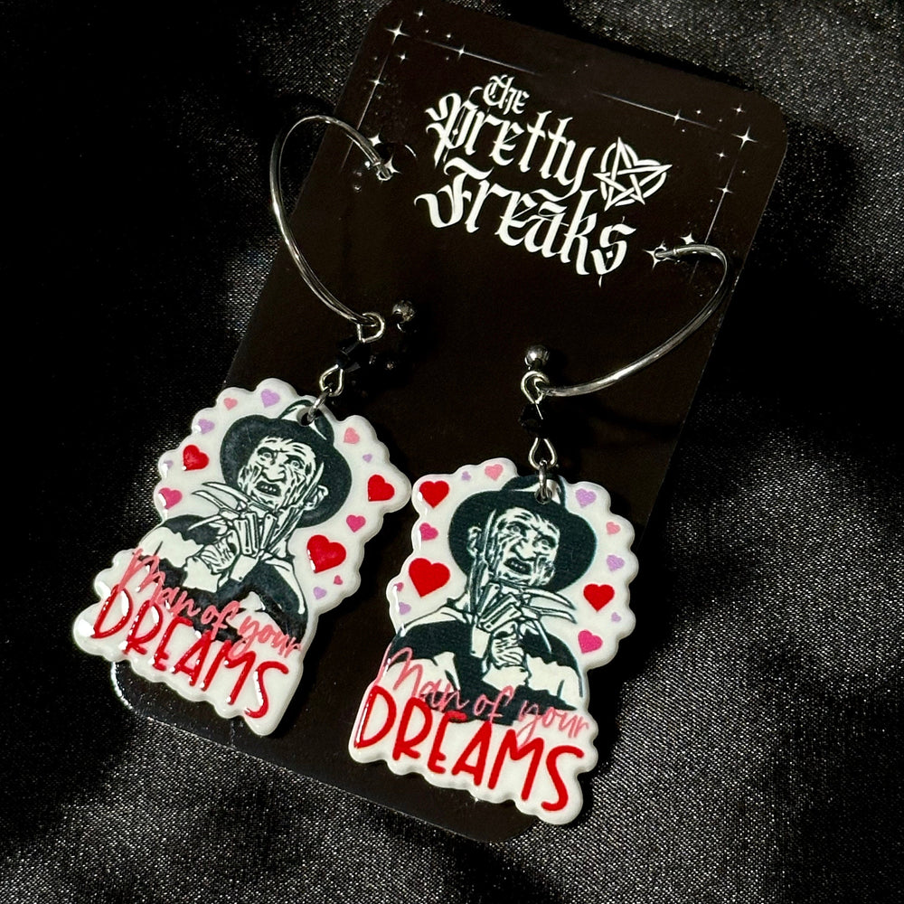 
                      
                        Freddy Horror Valentine’s Day Earrings
                      
                    