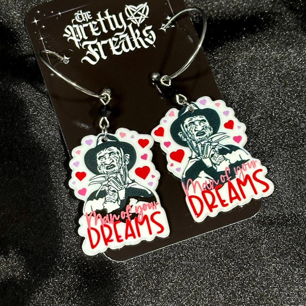 
                      
                        Freddy Horror Valentine’s Day Earrings
                      
                    