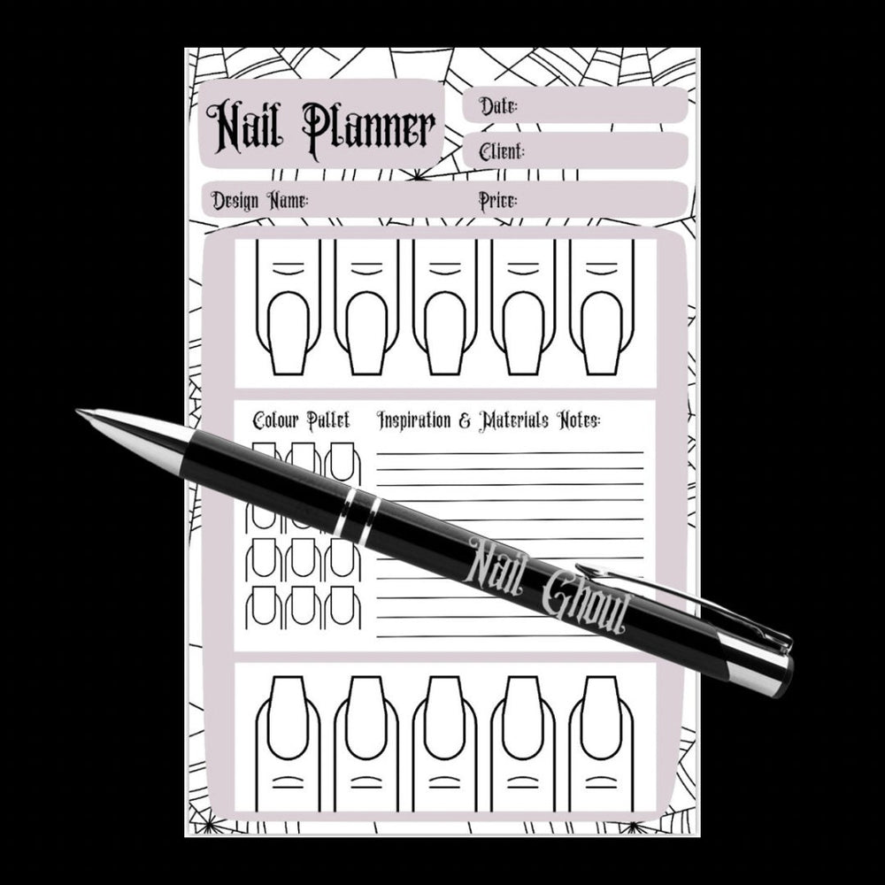 Gothic Nail Art Planner