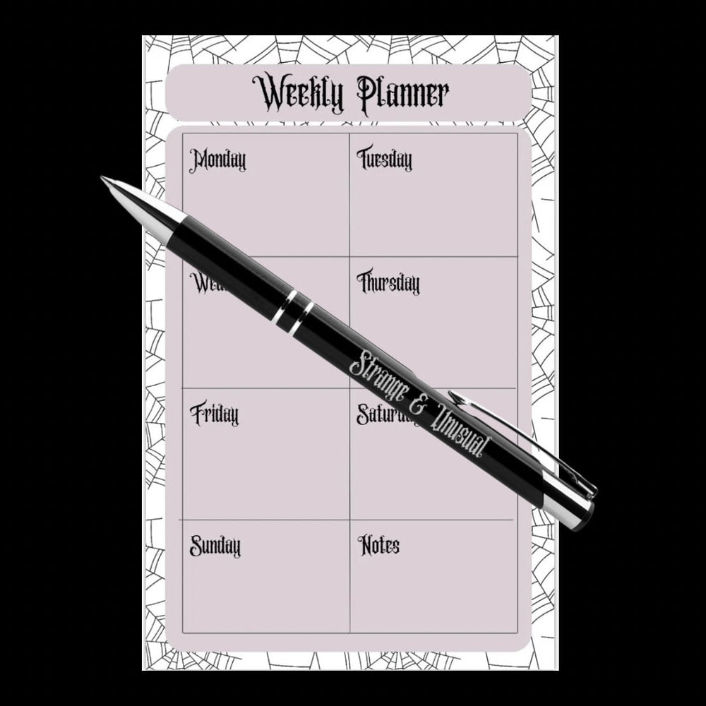 Gothic Weekly Planner Pad