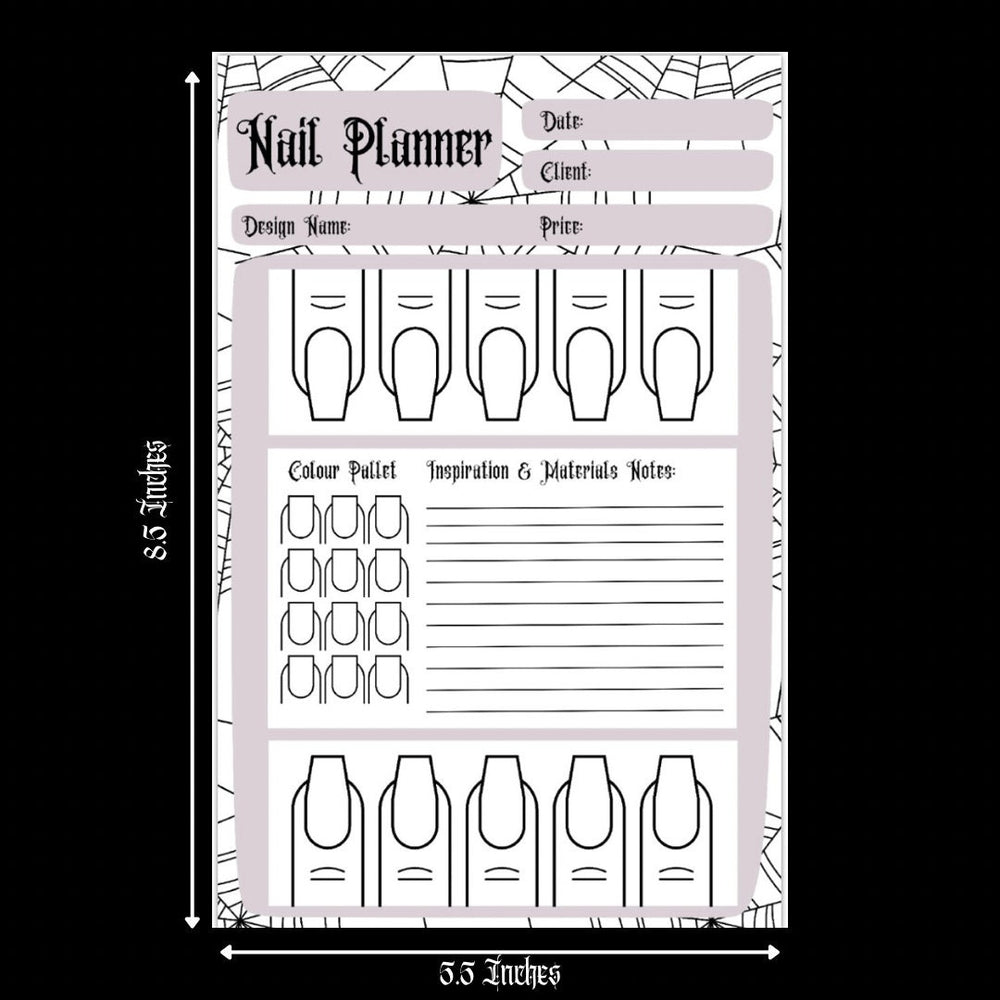 
                      
                        Gothic Nail Art Planner
                      
                    