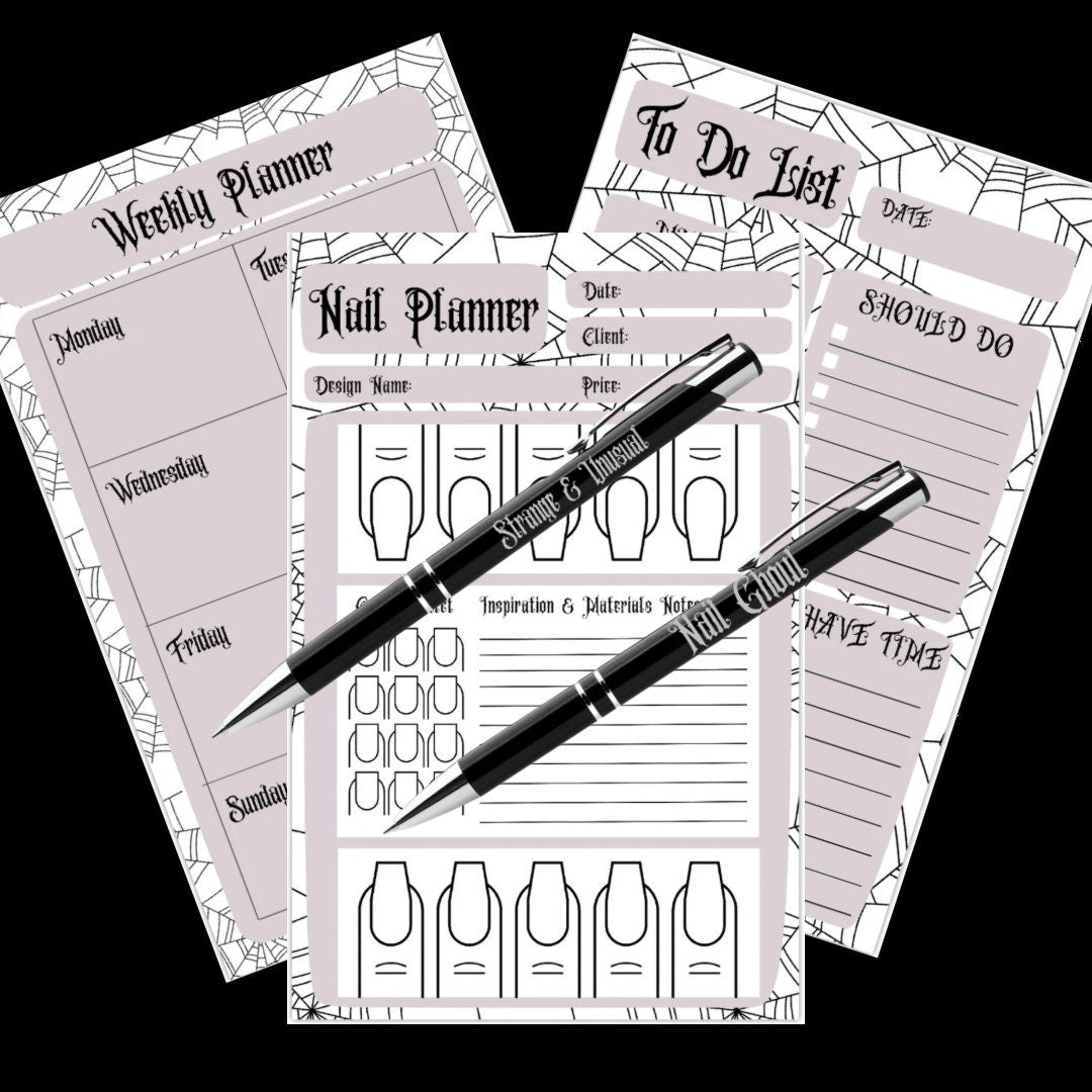 Nail Planner Pad Ultimate Bundle