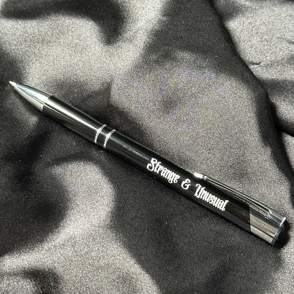 
                      
                        Strange & Unusual Ballpoint Pen, Goth Nail Artist, Nail Art Supplies, Nail Tech Office Supplies
                      
                    