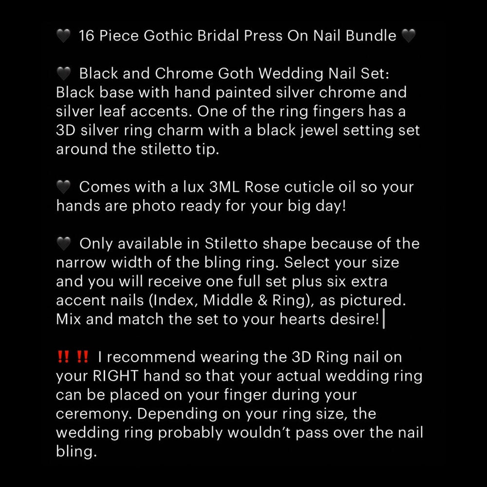 
                      
                        Gothic Bridal Bundle
                      
                    