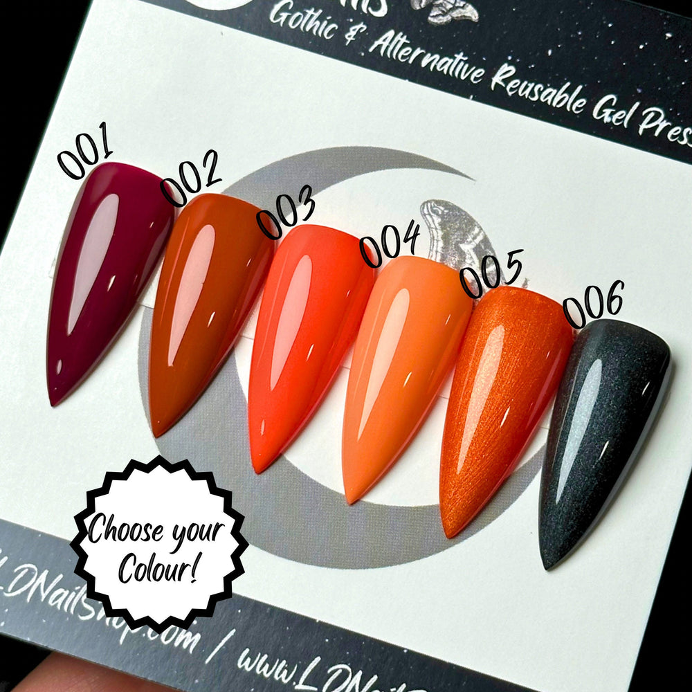 
                      
                        Samhain Collection, Halloween Nails, Fall Press On Nails, Basic Autumn Nails, Gothic Nails, Witchy Nails, Reusable False Nails
                      
                    