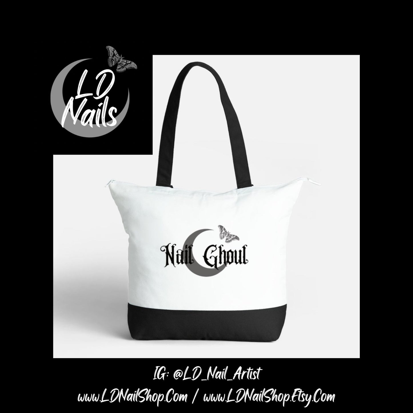 Nail Ghoul Tote Bag