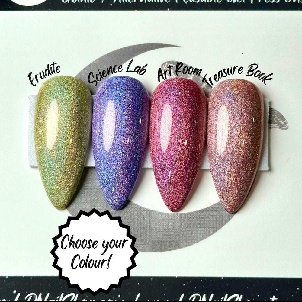 
                      
                        A+ Holographic Collection, Fall Press On Nails, Basic Holo Nails, Gothic Nails, Witchy Nails, Reusable False Nails
                      
                    