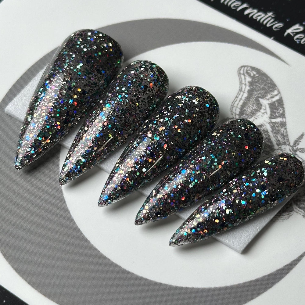 
                      
                        High Vibration, Party Nails, Winter Glitter Press On Nails, Basic Christmas Nails, Gothic Nails, Witchy Nails, Reusable False Nails
                      
                    