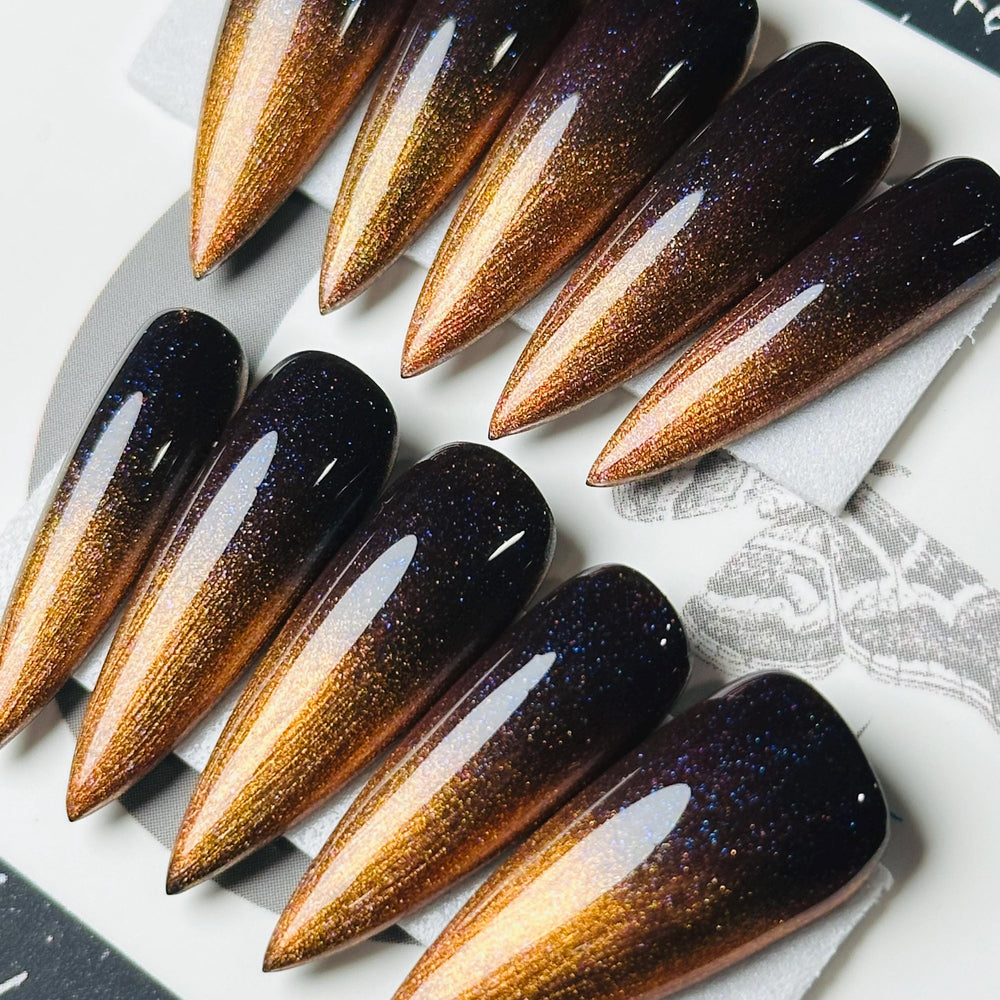 Halloween Cat Eye Ombré