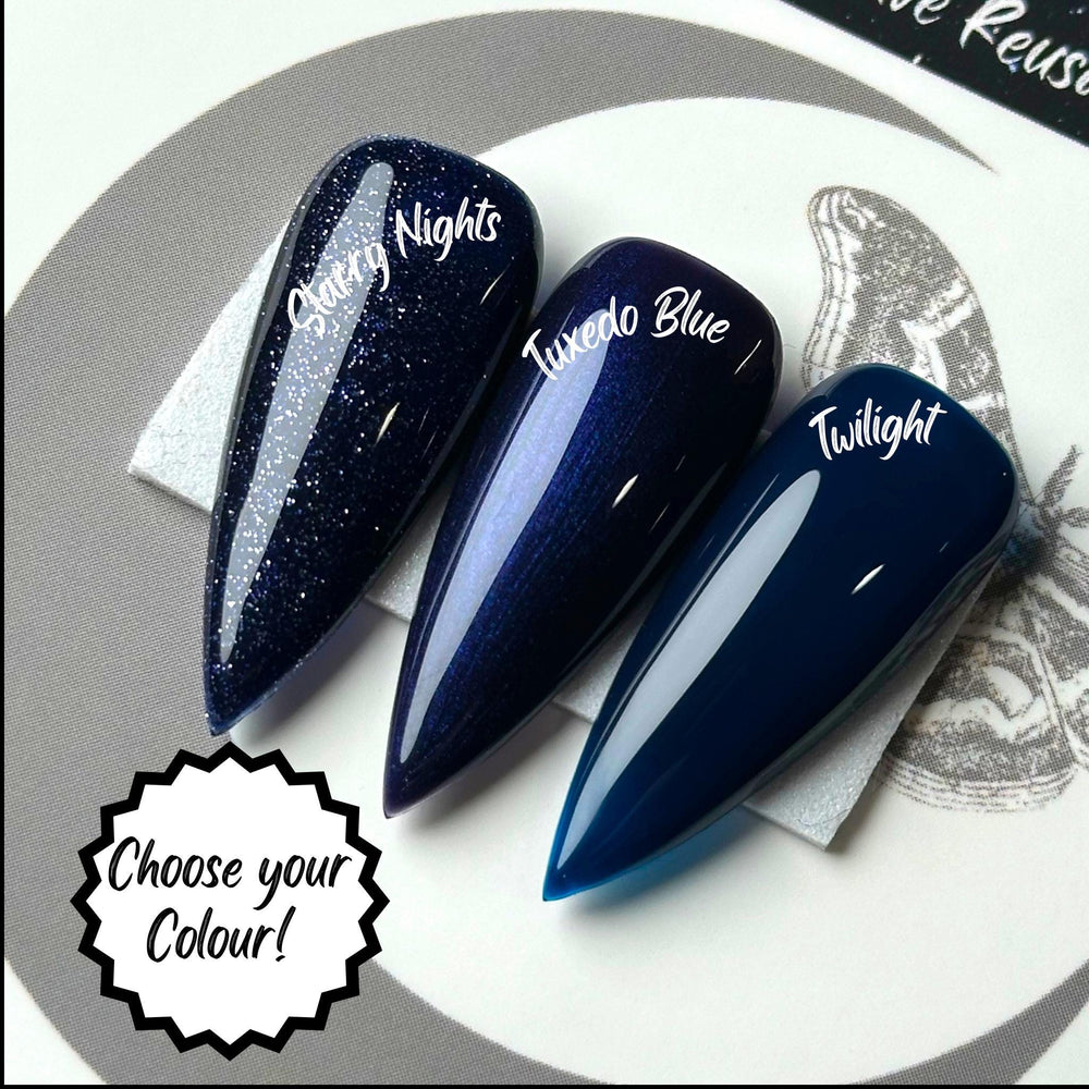 
                      
                        Christmas Blues Collection, Winter Press On Nails, Basic Christmas Nails, Gothic Nails, Witchy Nails, Reusable False Nails
                      
                    