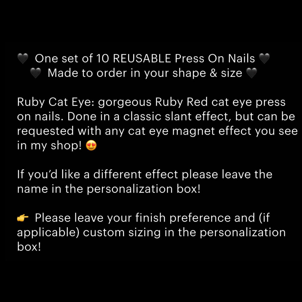 
                      
                        Ruby Cat Eye
                      
                    